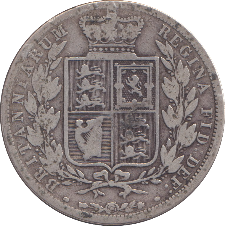 1885 HALFCROWN ( NF ) 2
