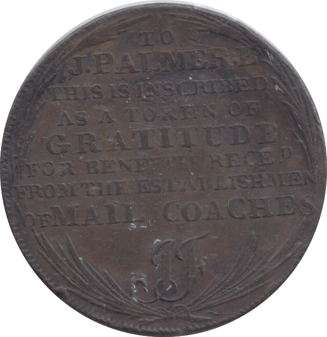 1797 MIDDLESEX HALFPENNY TOKEN