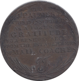 1797 MIDDLESEX HALFPENNY TOKEN