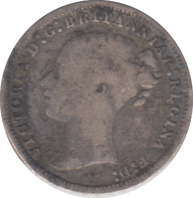 1877 THREEPENCE ( FINE )