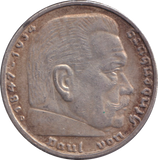 1934 SILVER 5 REICHSMARK GERMANY