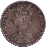 1891 SILVER 1 RUPEE INDIA