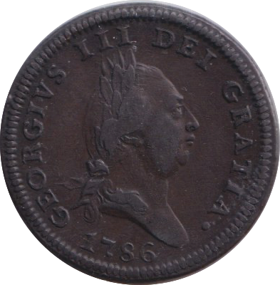 1786 PENNY ISLE OF MAN