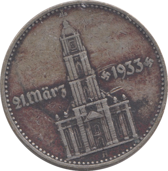 1934 SILVER GERMANY 2 MARK