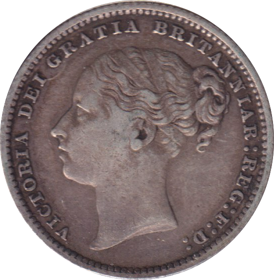 1886 SHILLING ( EF )