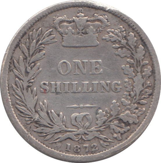 1872 SHILLING ( FINE )