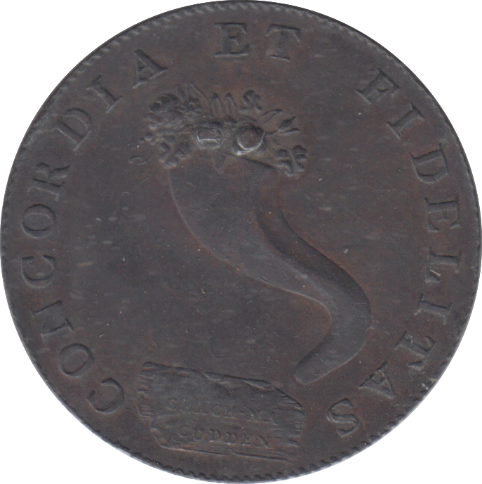1791 INVERNESS HALFPENNY TOKEN