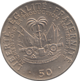 1972 50 CENTIMES HAITI