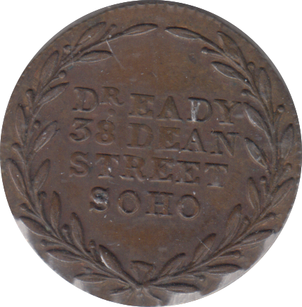 1830 SOHO FARTHING TOKEN