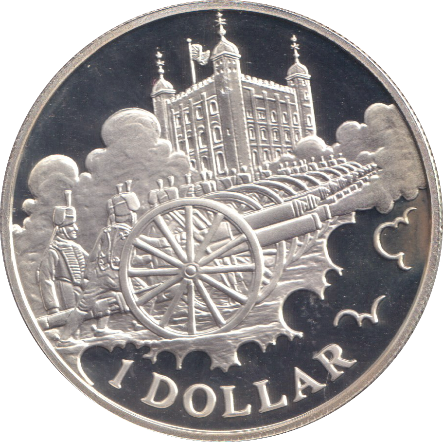 2003 SILVER PROOF ONE DOLLAR COOK ISLANDS