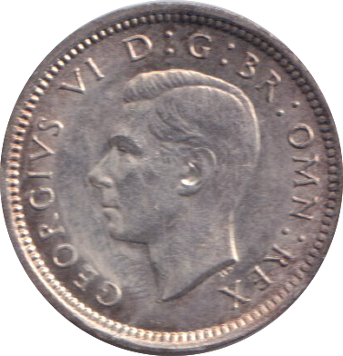 1943 THREEPENCE ( EF )