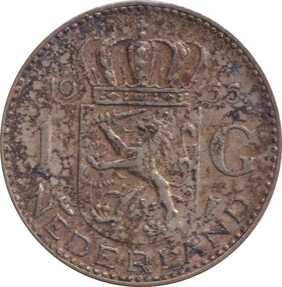 1955 1 GULDEN NETHERLANDS
