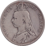 1892 HALFCROWN ( NF )