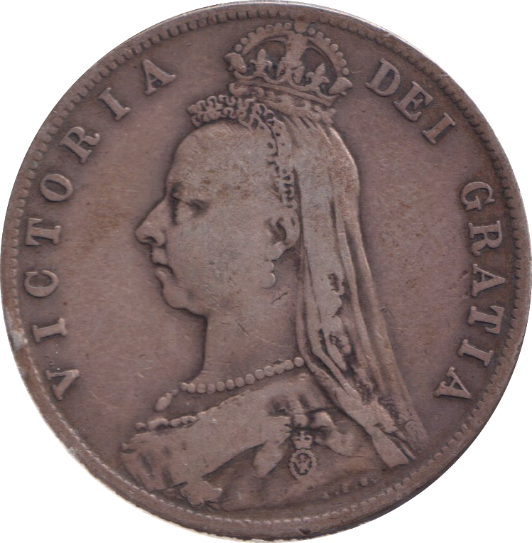 1892 HALFCROWN ( GF )