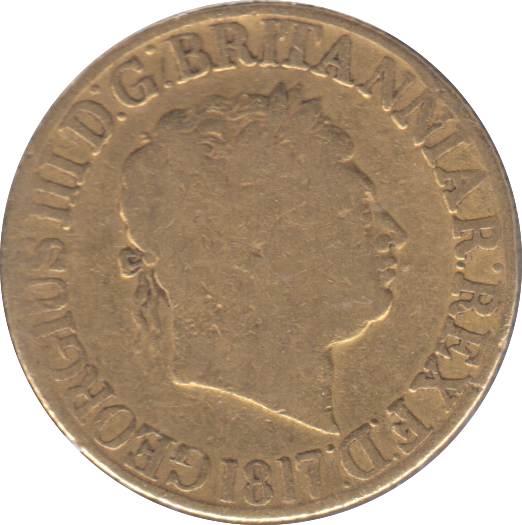1817 GOLD SOVEREIGN ( FINE )