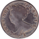1707 HALFCROWN ( GF )