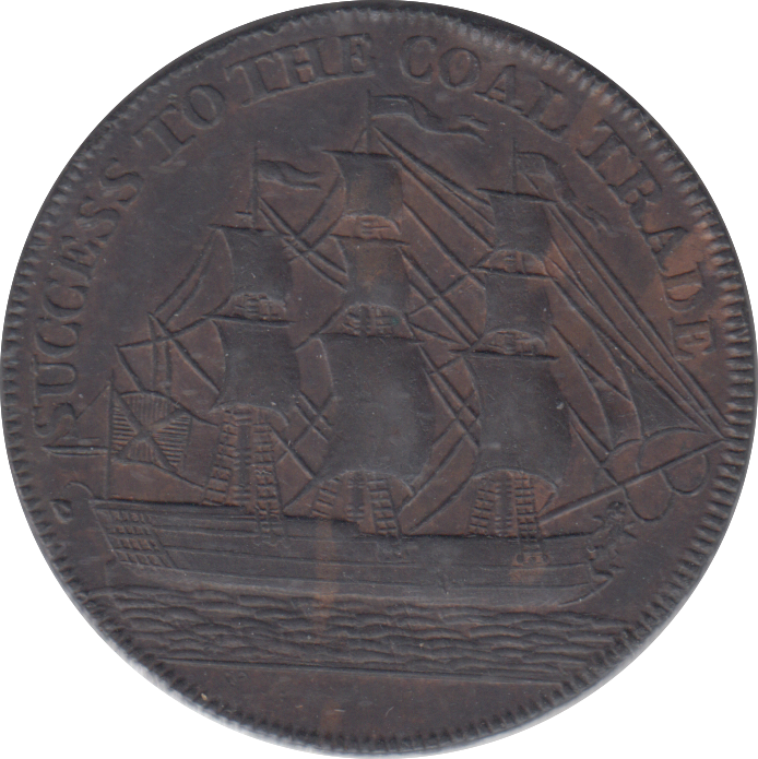 1794 DURHAM SOUTH SHIELDS HALFPENNY TOKEN