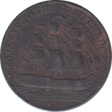 1794 DURHAM SOUTH SHIELDS HALFPENNY TOKEN