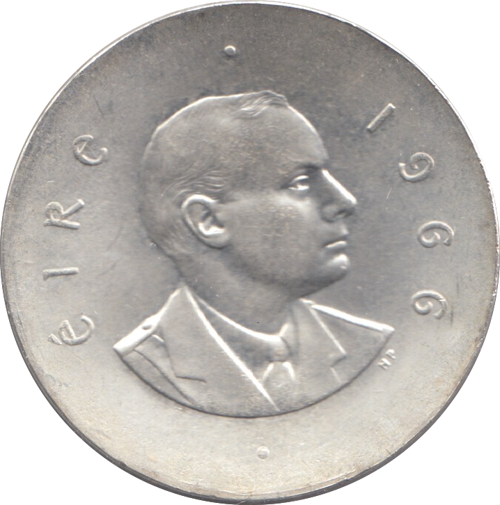 1966 SILVER IRELAND EIRE 10 SHILLING