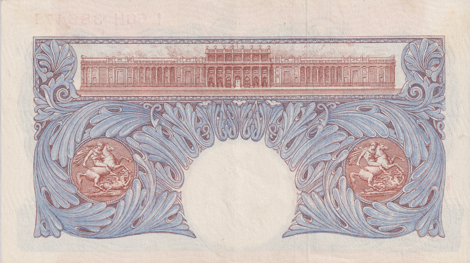 ONE POUND BANKNOTE BANK OF ENGLAND PEPPIATT £1-90