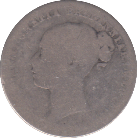 1877 SIXPENCE ( NF )