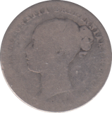 1877 SIXPENCE ( NF )