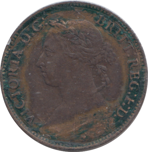 1887 FARTHING ( VF )