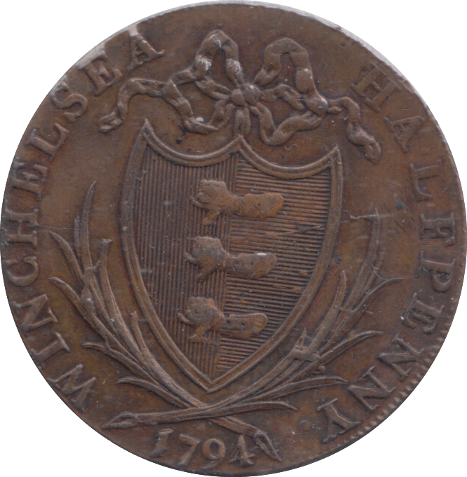 1794 WINCHESTER HALF PENNY TOKEN