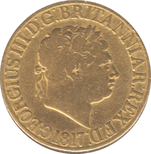 1817 GOLD SOVEREIGN ( GF )