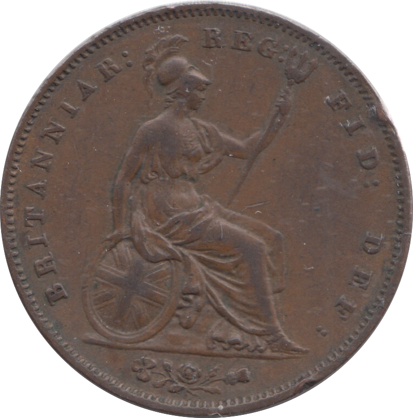 1854 PENNY ( VF )