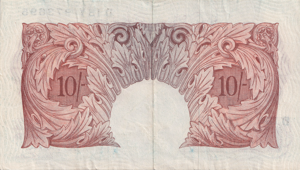 TEN POUNDS BANKNOTE O'BRIEN £10 REF-106