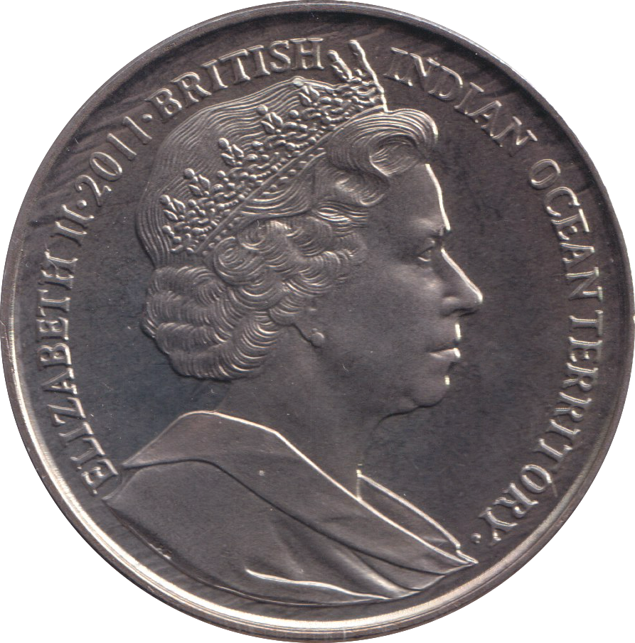 2011 TWO POUND BRITISH INDIAN OCEAN TERRITORY