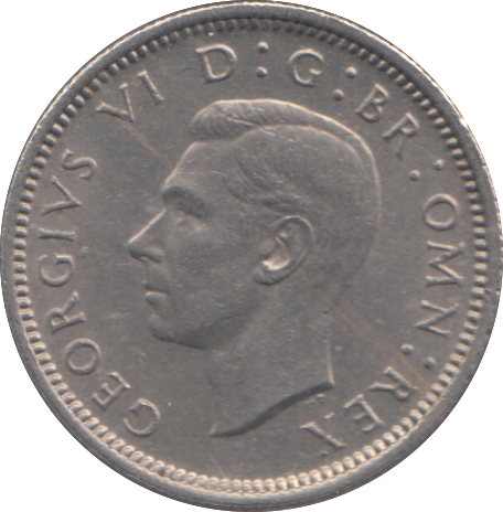 1947 SIXPENCE ( EF )