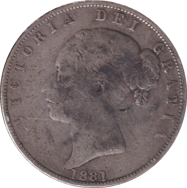 1881 HALFCROWN ( FINE )