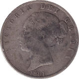 1881 HALFCROWN ( FINE )