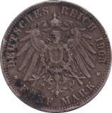 1903 5 MARK GERMANY