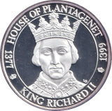 2002 SILVER PROOF 20 CROWN KING RICHARD II