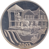 2003 SILVER PROOF FIVE DOLLAR BERMUDA
