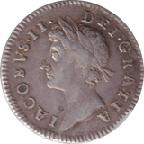 1687 MAUNDY THREEPENCE ( GF )