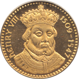 2012 SILVER PROOF OUR ROYAL SOVEREIGNS HENRY VIII