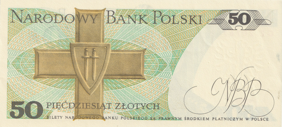1988 POLAND 50 ZLOTYCH BANKNOTE REF-1666