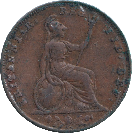 1853 FARTHING ( VF )
