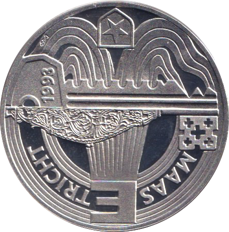 1993 SILVER 25 ECU NETHERLANDS