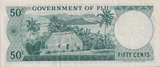 1969 FIFTY CENTS FIJI BANKNOTE REF-1795
