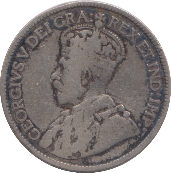 1917 SILVER NEWFOUNDLAND 25 CENT