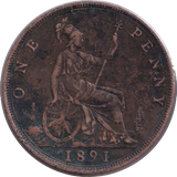 1891 PENNY ( FINE )