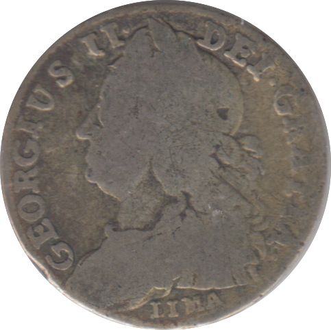 1745 SIXPENCE ( FINE )