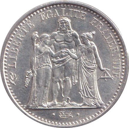 1966 SILVER 10 FRANC FRANCE