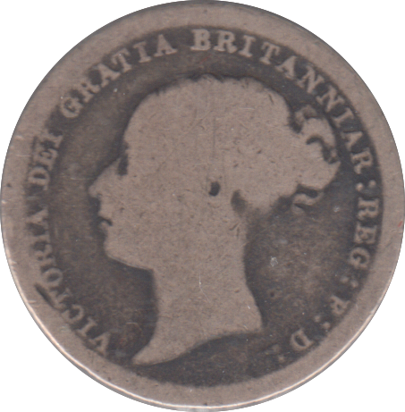 1886 SIXPENCE ( NF )