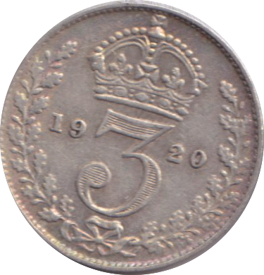 1920 THREEPENCE ( VF )